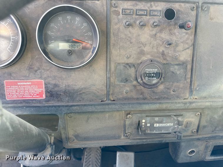 image for item ED4091 1996 Kenworth T300 flatbed truck