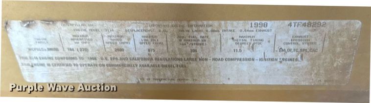 image for item ED5689 1998 Caterpillar 963B track loader