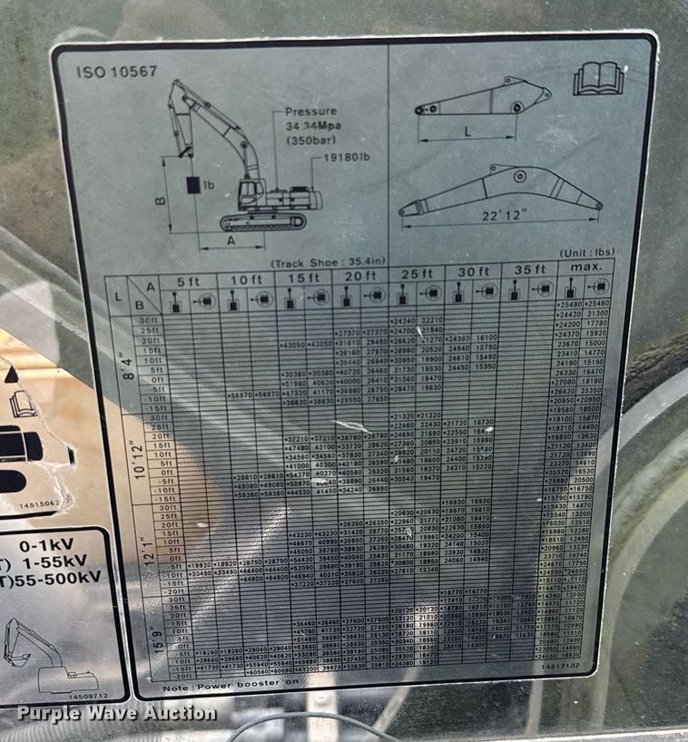 image for item ED5693 2003 Volvo EC 460 BLC excavator