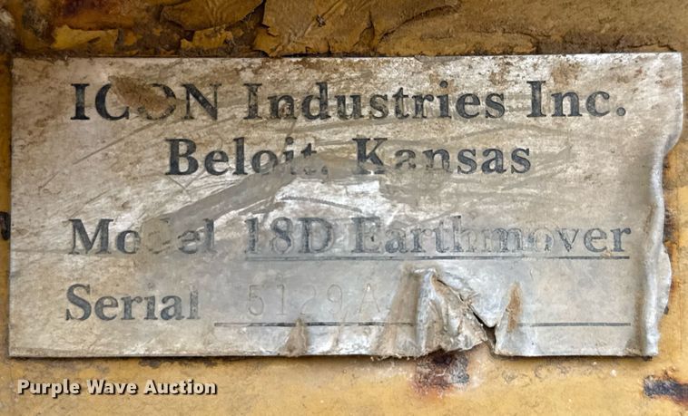 image for item ED5698 Icon 18D Earthmover scraper