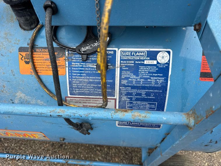 image for item EF2025 (6) Sure Flame S1505B heaters