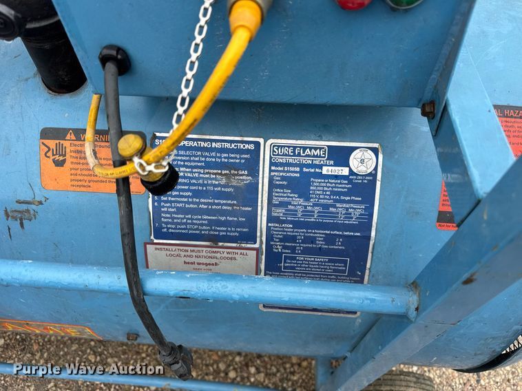 image for item EF2026 (8) Sure Flame S1505B heaters