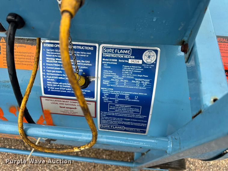 image for item EF2027 (8) Sure Flame S1505B heaters