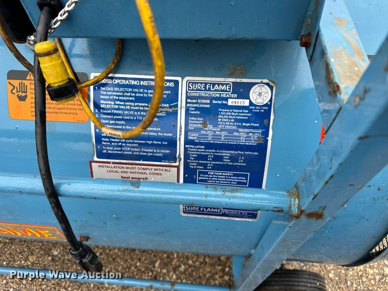 image for item EF2027 (8) Sure Flame S1505B heaters