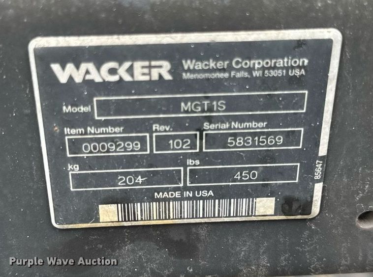 image for item EF2030 Wacker Neuson G25 generator