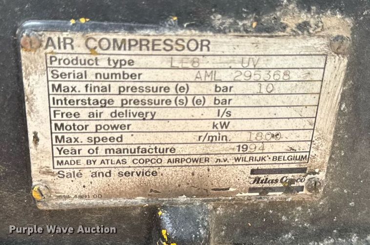 image for item EF2047 2001 Ford F550 utility / service truck