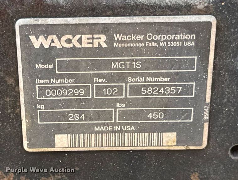 image for item EF2048 Wacker Neuson G25 generator