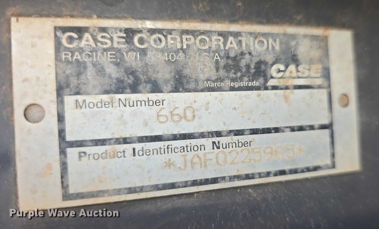 image for item EF3502 1998 Case 660 trencher