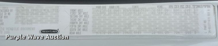 image for item EG5862 2012 Freightliner Business Class M2 Crew Cab utility / service truck