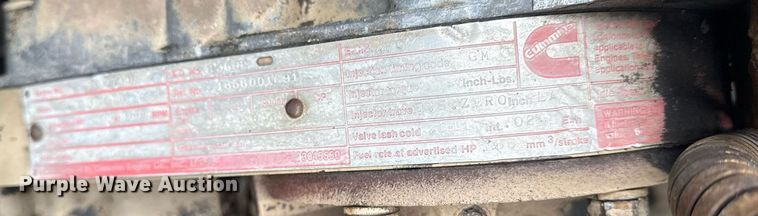 image for item EG5864 1989 International F-9370 dump truck