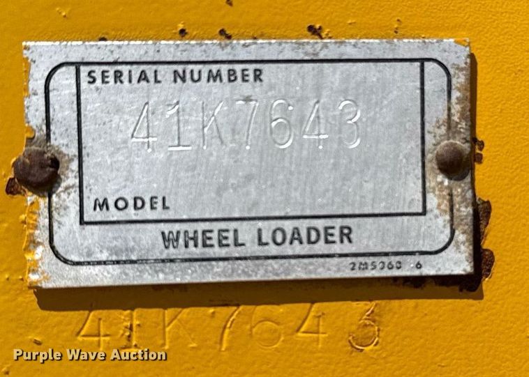 image for item EG5874 1978 Caterpillar 930 wheel loader