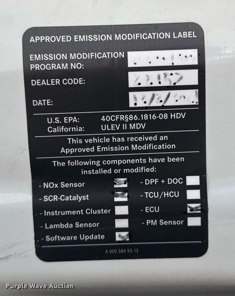 image for item EG5879 2012 Mercedes-Benz Sprinter 2500 delivery van