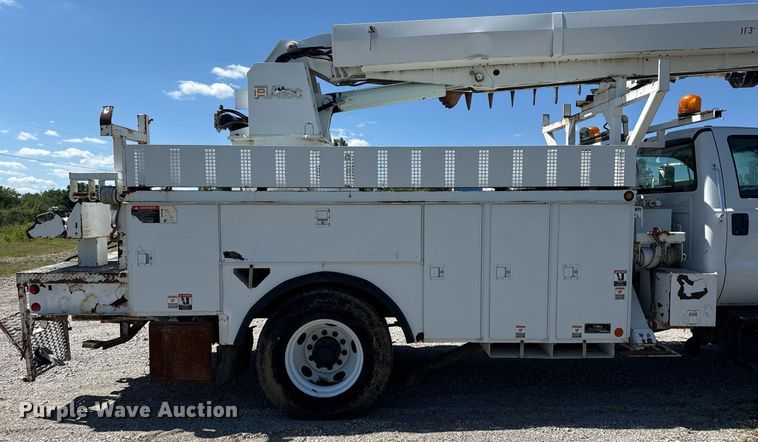 image for item EG5880 2008 Ford F750 Super Duty digger derrick truck