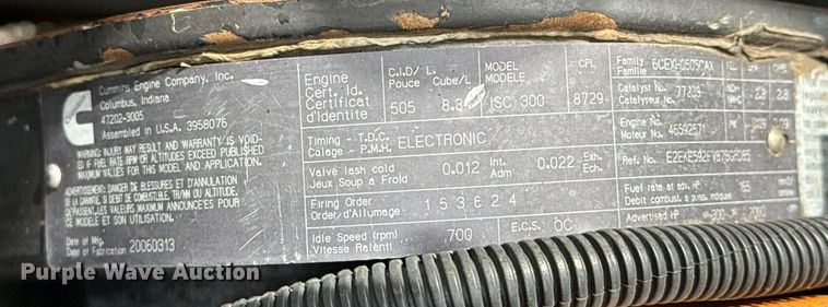 image for item EG5894 2007 Peterbilt 335 tank truck