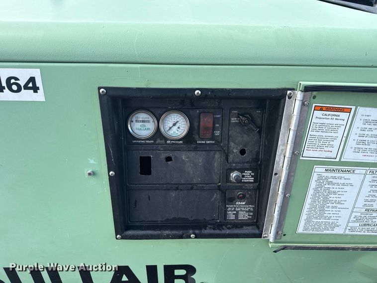 image for item EG5897 1985 Sullair 185 JD air compressor