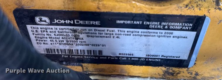 image for item EG5897 1985 Sullair 185 JD air compressor