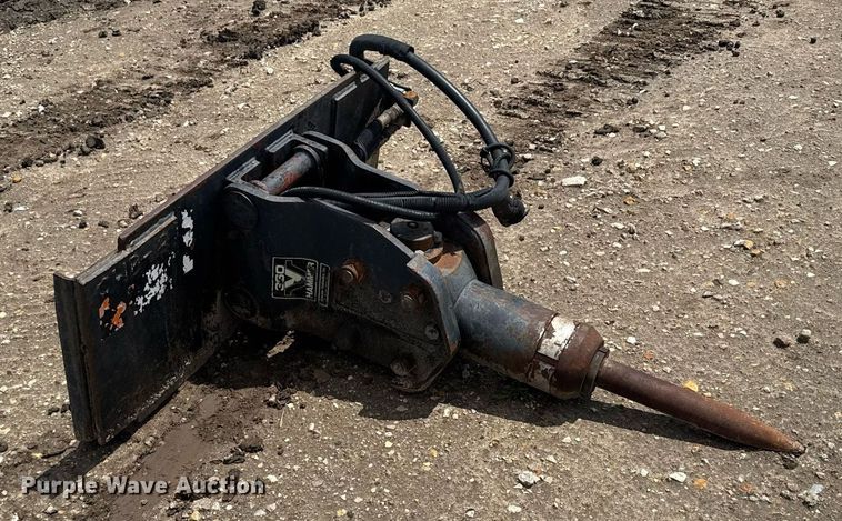 image for item EG6515 Impulse Hydraulics 360 V Hammer skid steer hydraulic hammer