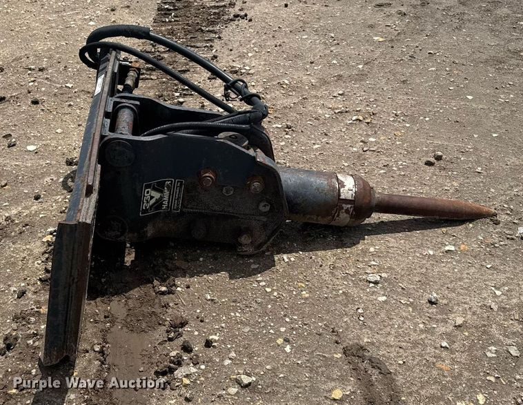 image for item EG6515 Impulse Hydraulics 360 V Hammer skid steer hydraulic hammer