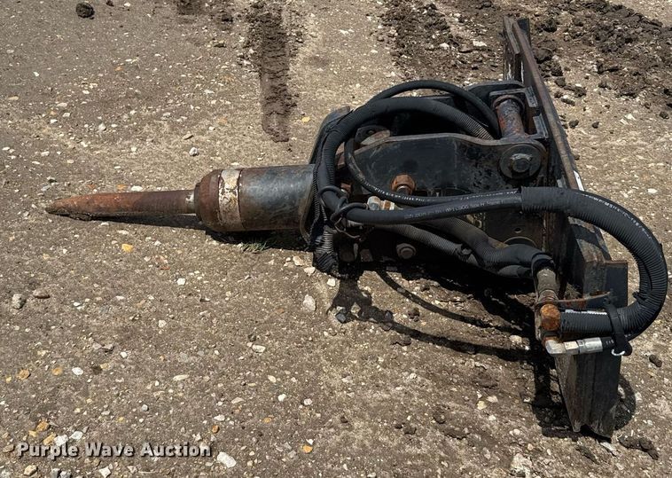 image for item EG6515 Impulse Hydraulics 360 V Hammer skid steer hydraulic hammer