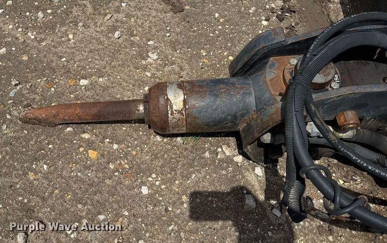 image for item EG6515 Impulse Hydraulics 360 V Hammer skid steer hydraulic hammer