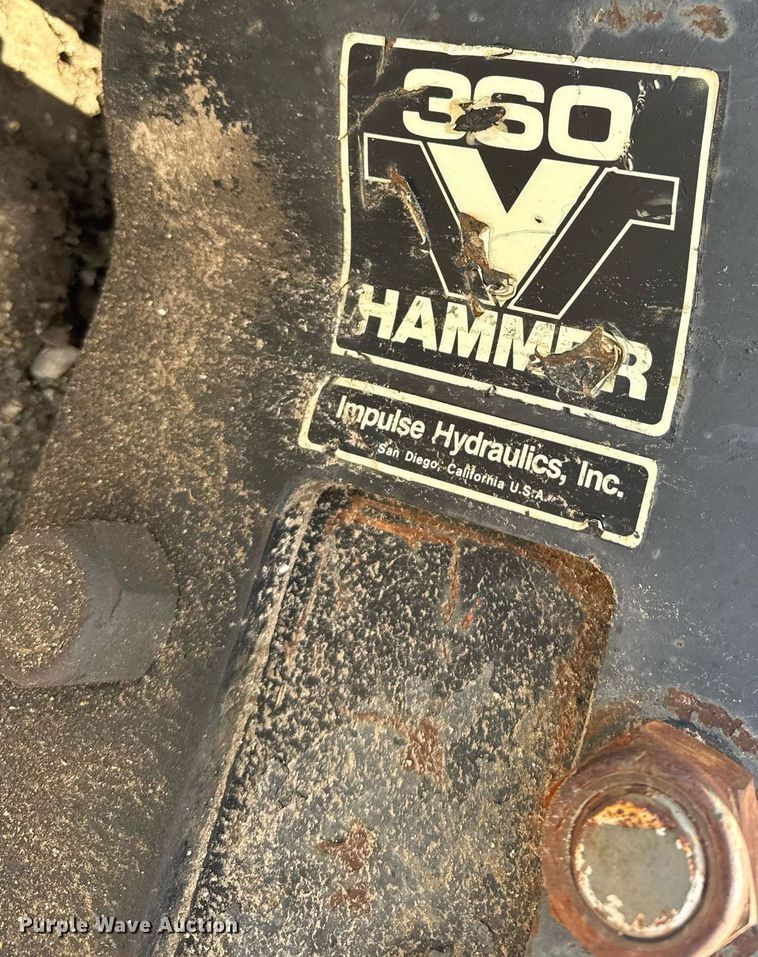 image for item EG6515 Impulse Hydraulics 360 V Hammer skid steer hydraulic hammer