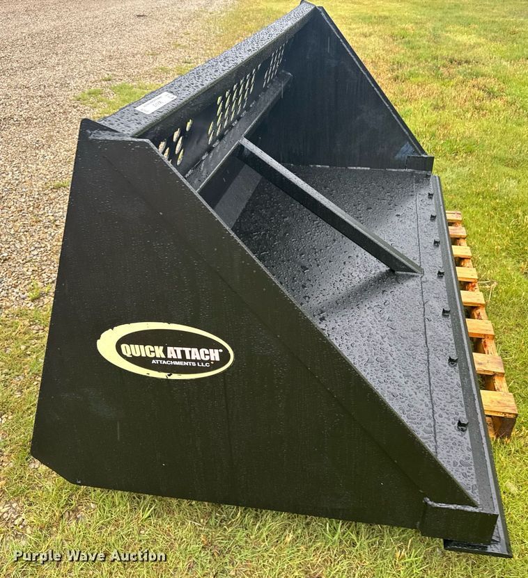 image for item EG6547 Quick Attach skid steer bucket