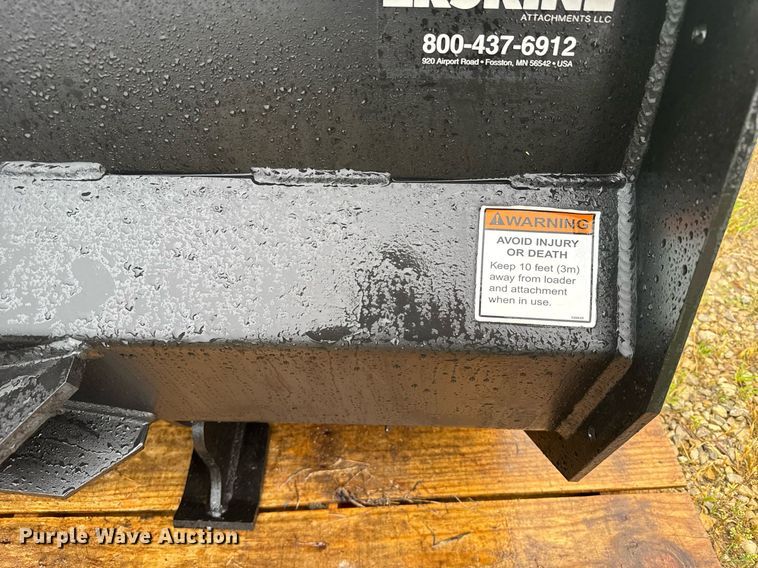 image for item EG6550 Erskine skid steer dozer blade