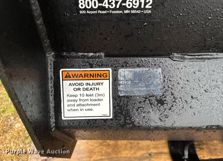 image for item EG6550 Erskine skid steer dozer blade