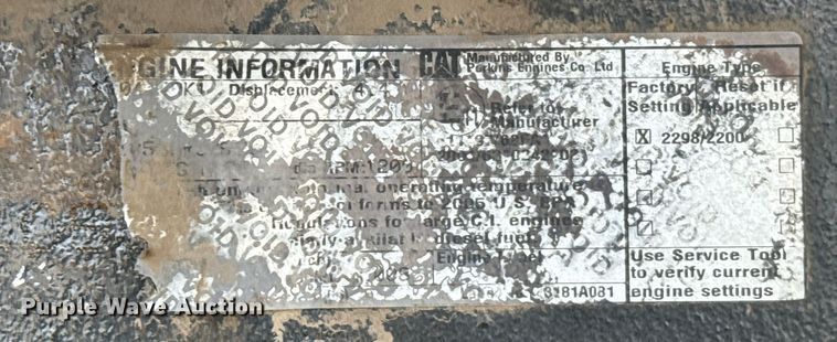 image for item EG6553 2005 Caterpillar TH580B telehandler