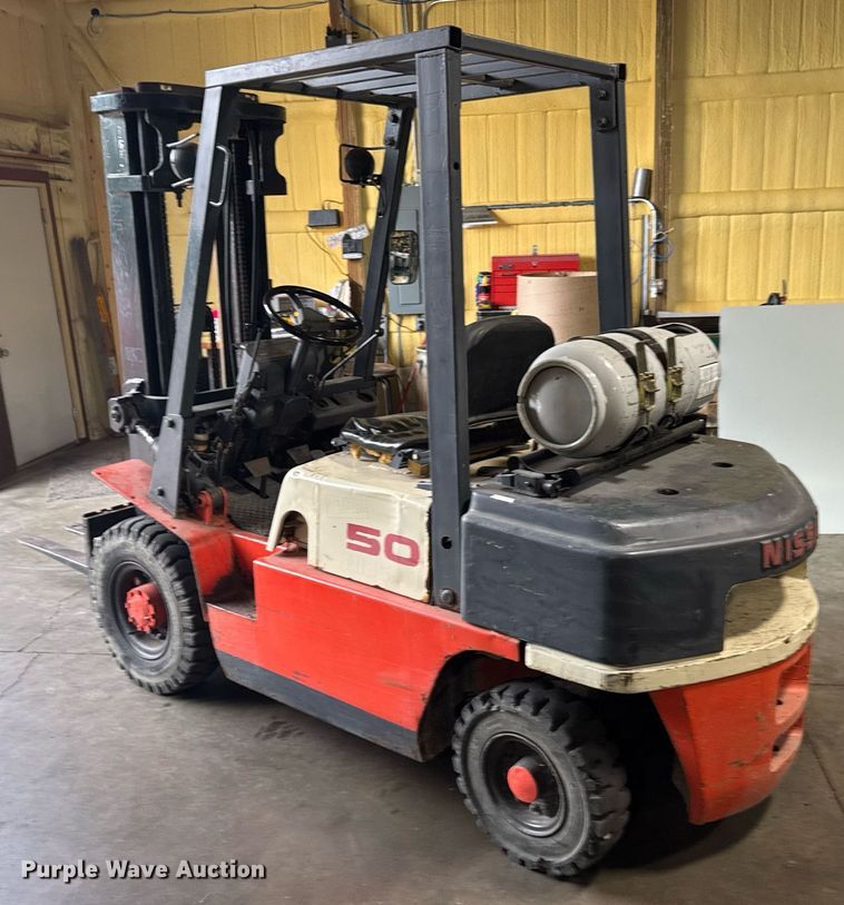 image for item EG6554 Nissan 50 forklift