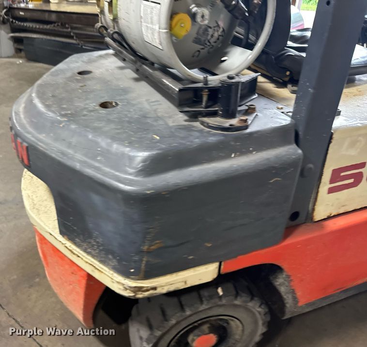 image for item EG6554 Nissan 50 forklift