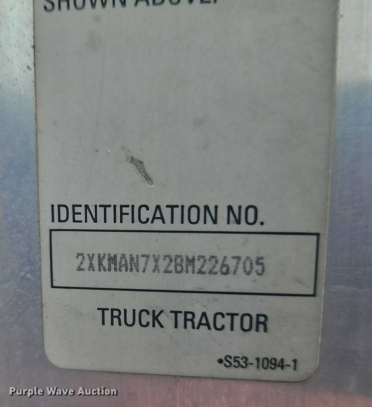 image for item EJ0086 2008 Kenworth T300 flatbed truck