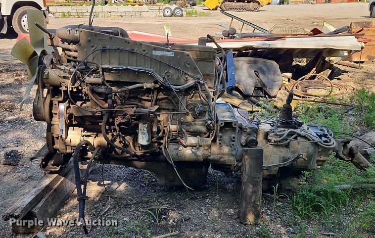 image for item EJ0101 1986 Cummins 86NT450BC4J engine