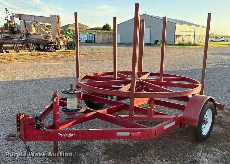 image for item EJ4503 2012 Shop built poly reel trailer