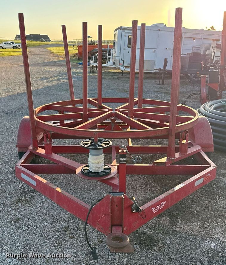 image for item EJ4503 2012 Shop built poly reel trailer