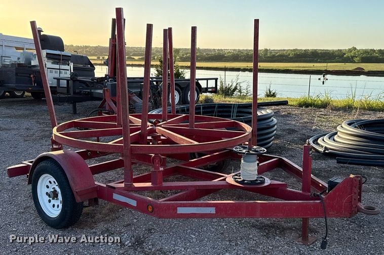 image for item EJ4503 2012 Shop built poly reel trailer