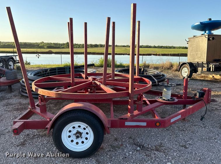 image for item EJ4503 2012 Shop built poly reel trailer