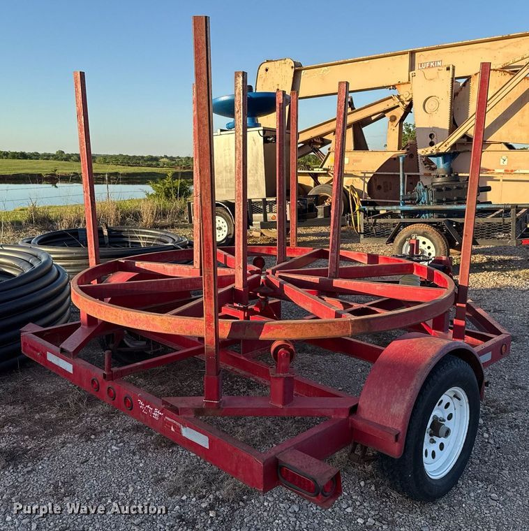 image for item EJ4503 2012 Shop built poly reel trailer