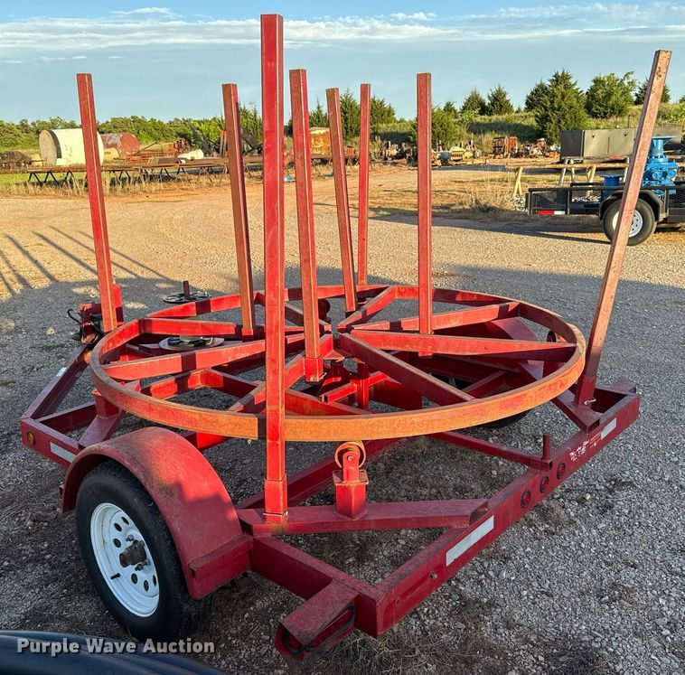 image for item EJ4503 2012 Shop built poly reel trailer