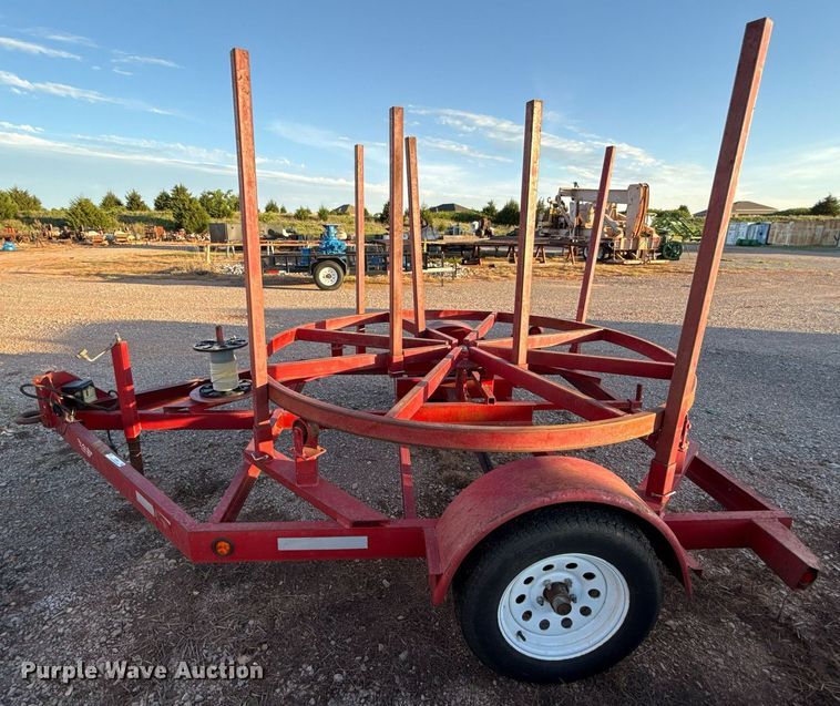 image for item EJ4503 2012 Shop built poly reel trailer