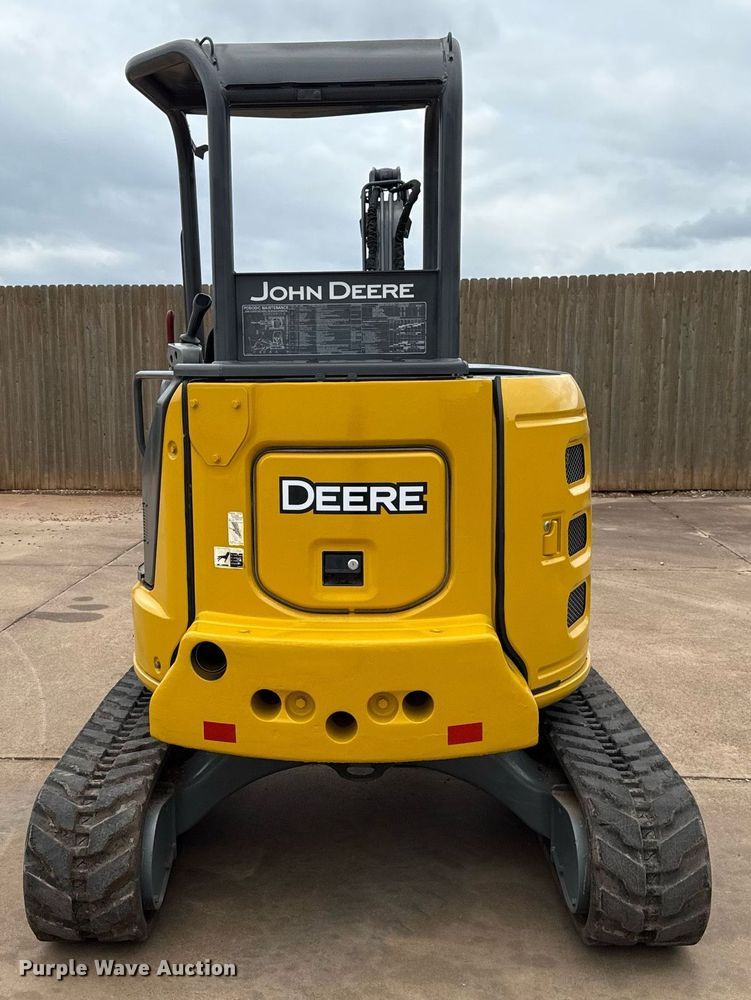image for item EJ4628 2017 John Deere 35G mini excavator