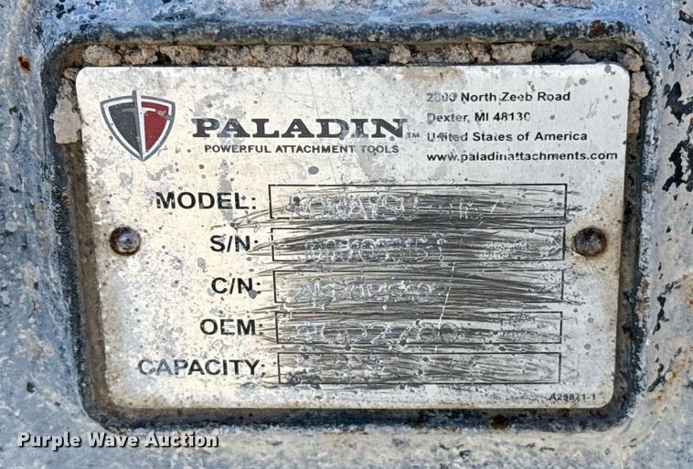 image for item EJ4633 Paladin Komatsu-416 bucket