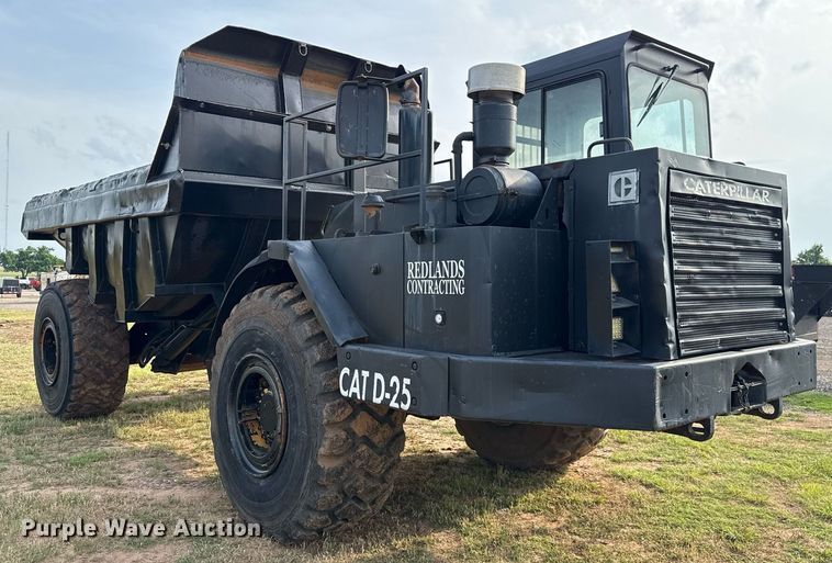 image for item EJ4658 1988 Caterpillar D25C articulated haul truck