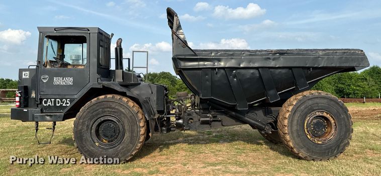 image for item EJ4658 1988 Caterpillar D25C articulated haul truck