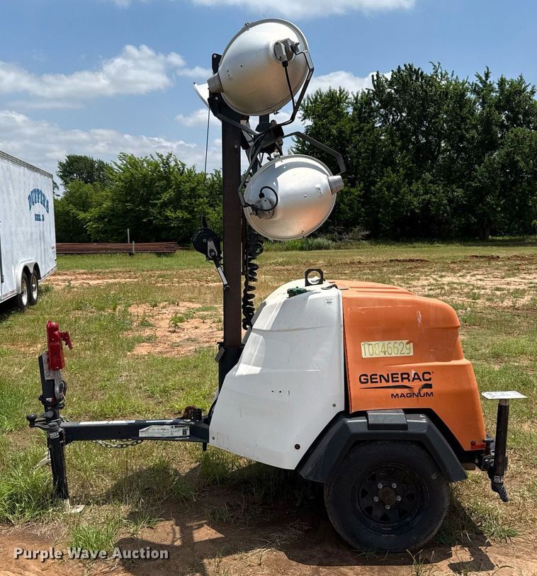 image for item EJ4663 2018 Generac Magnum light plant