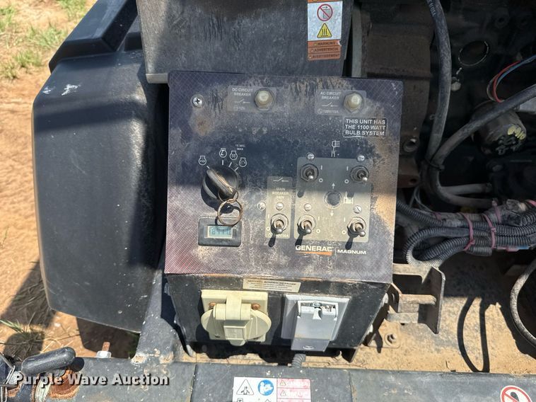 image for item EJ4663 2018 Generac Magnum light plant