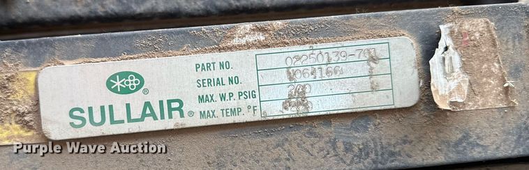 image for item EJ4667 Sullair 185DP0PERK air compressor