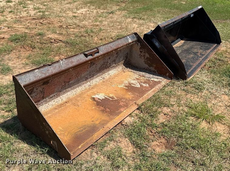 image for item EJ4669 (2) skid steer buckets