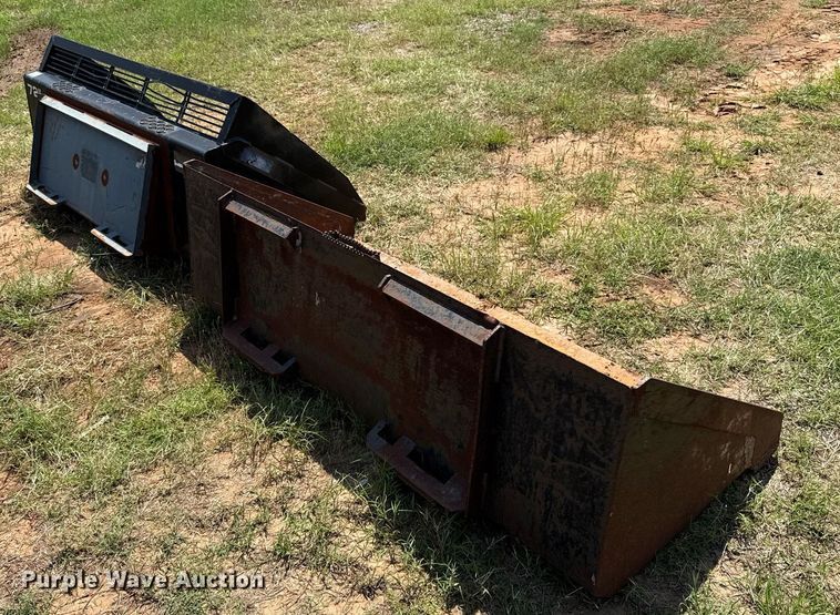 image for item EJ4669 (2) skid steer buckets