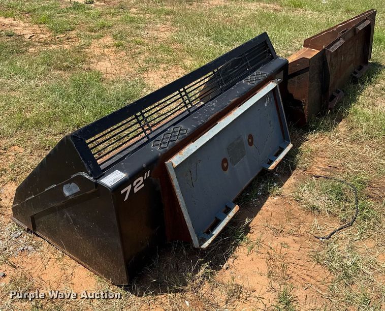 image for item EJ4669 (2) skid steer buckets